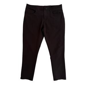 Public Rec Men’s 34x30 5 Pocket Tech Pants Black Stretch Performance Golf Work